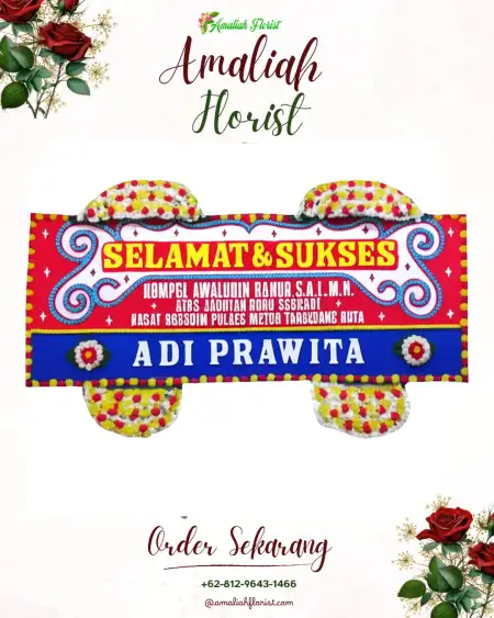 Papan Bunga Ucapan Selamat Duda